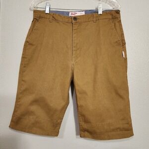 Brooklyn Cloth Shorts Men's Size 34 Measuring 32 Bermuda Dark Khaki